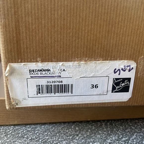 CHRISTAIN LOUBOUTIN Suzanna 100 Snakeskin Pumps grey black 36 $1200 - Picture 8 of 10